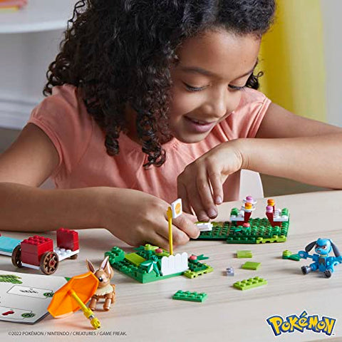 Mega Pokémon Adventure Builder Picnic Toy Building Set, Eevee and